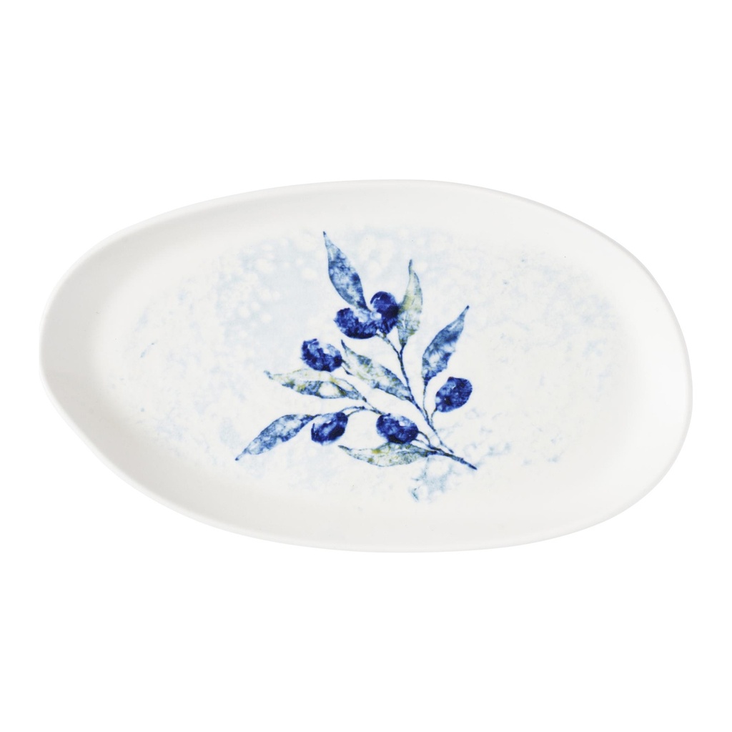 Schaal organic 26.0x15.0cm Inked Fresco Grove Blue Churchill