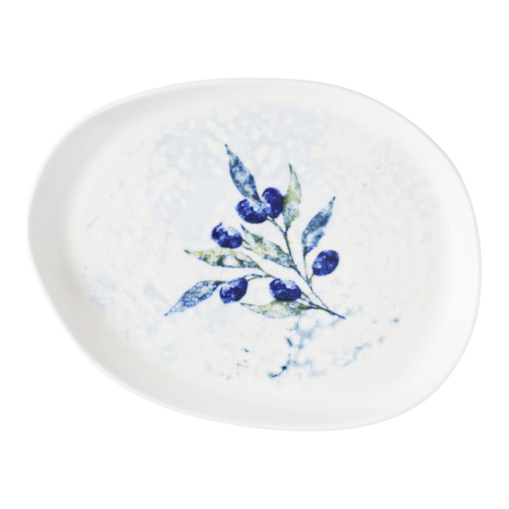 Schaal organic 26.0x20.0cm Inked Fresco Grove Blue Churchill