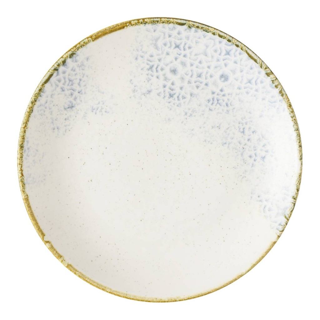Bord plat coupe 16.5cm Stonecast Prints Amalfi Blue Churchill
