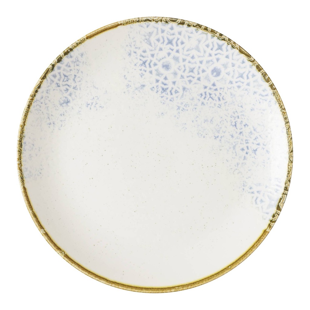 Bord plat coupe 26.0cm Stonecast Prints Amalfi Blue Churchill
