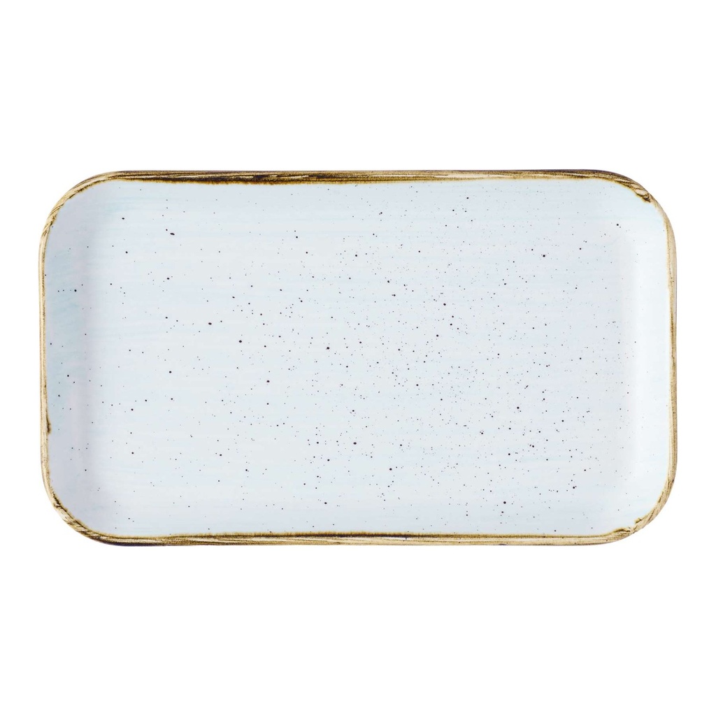 Schaal rechthoek Tor 22.0x13.0cm Stonecast Duck Egg Churchill