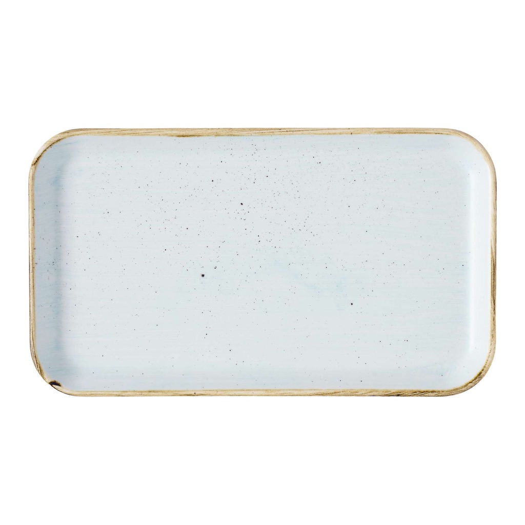 Schaal rechthoek Tor 26.0x15.0cm Stonecast Duck Egg Churchill