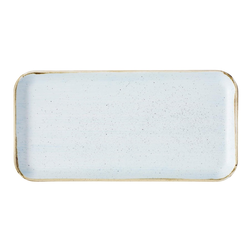 Schaal rechthoek Tor 30.0x15.0cm Stonecast Duck Egg Churchill