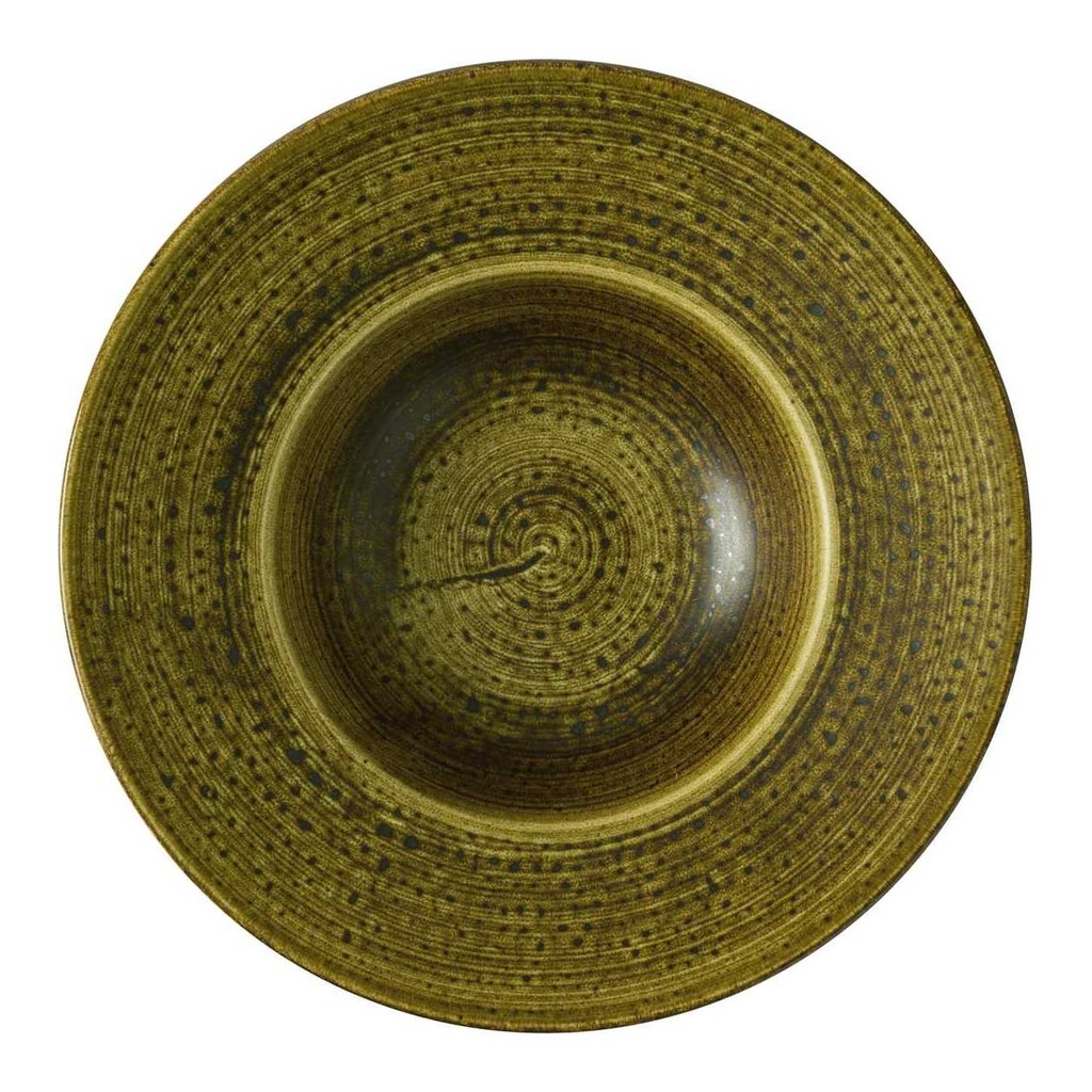 Bord diep 24.0cm 28.4cl Stonecast Plume Olive Churchill