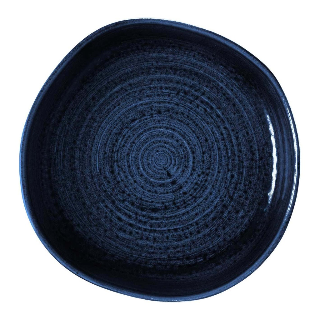 Kom walled 23.0cm 118.0cl Stonecast Plume Ultramarine Churchill