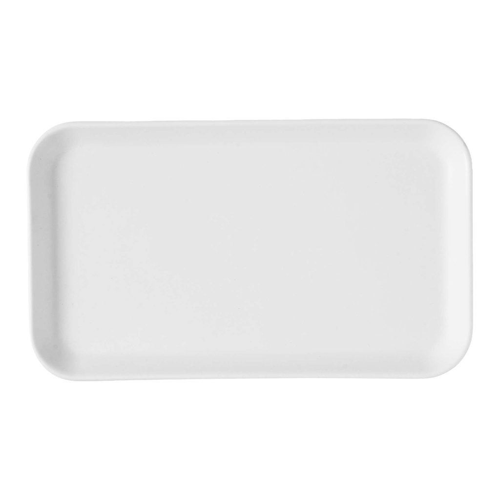 Schaal rechthoek Tor 22.0x13.0cm Whiteware White Churchill