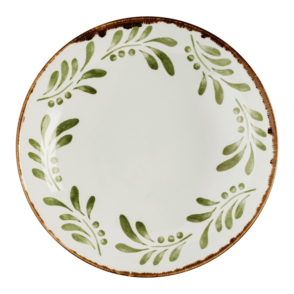 Bord diep coupe 24.8cm 113.6cl Harvest Mediterranean Green Dudson