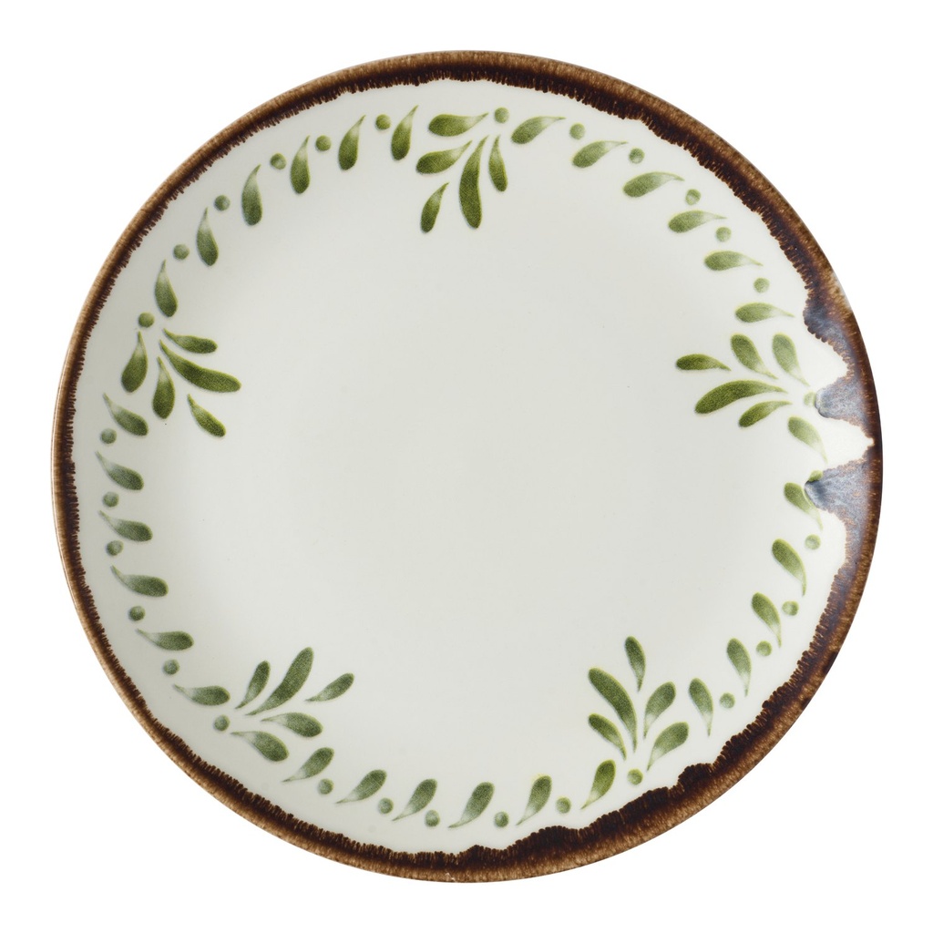 Bord plat coupe 26.0cm Harvest Mediterranean Green Dudson