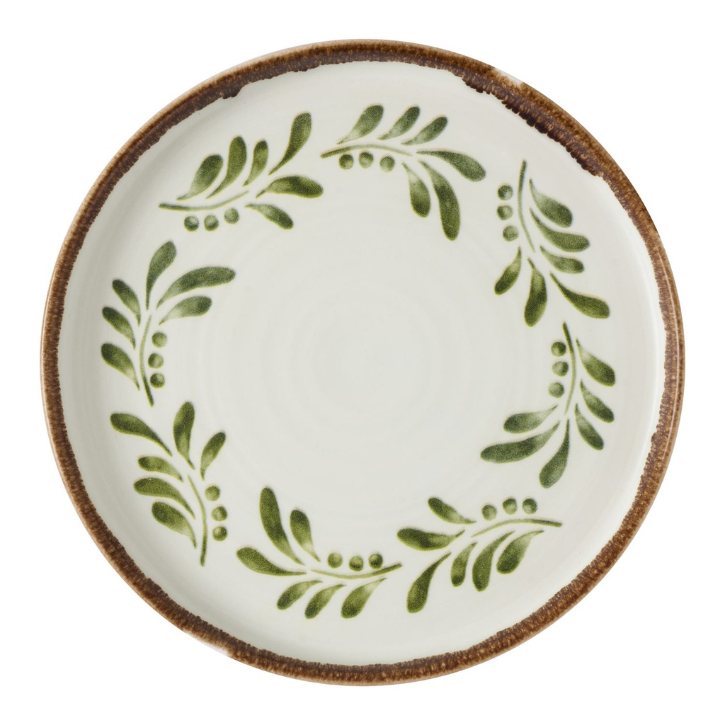 Bord walled 21.0cm Harvest Mediterranean Green Dudson