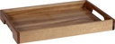 Dienblad met handvatten 39.7x25.8cm Rustic Acacia Wood Churchill