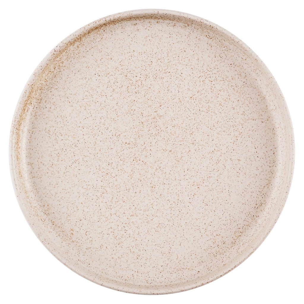 Bord walled 26.0cm Emerge Speckled White Churchill