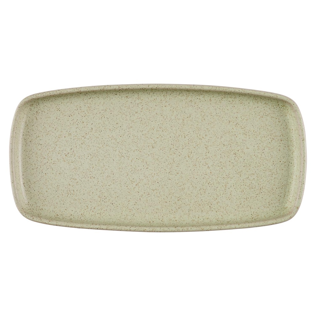Schaal rechthoek 30.0x14.7cm Emerge Speckled Green Churchill