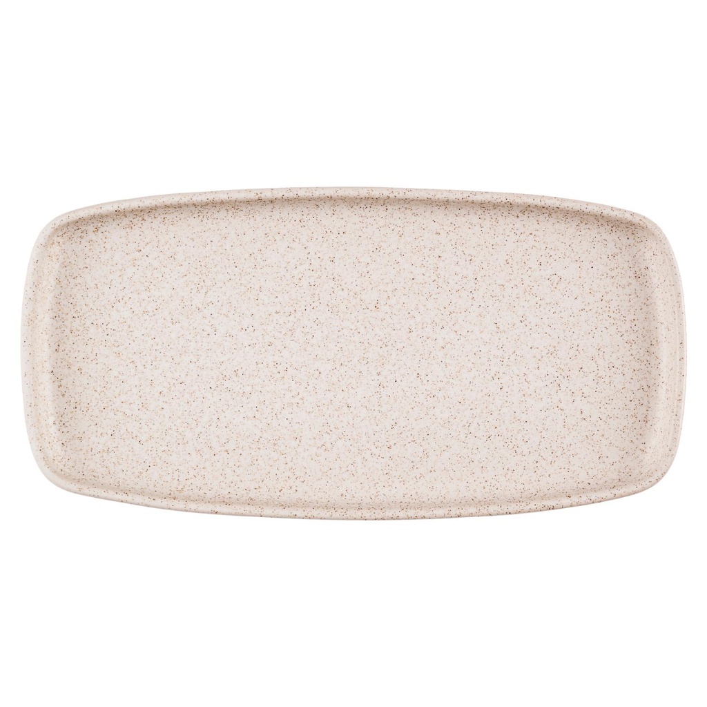 Schaal rechthoek 30.0x14.7cm Emerge Speckled White Churchill