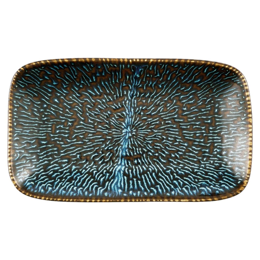 Schaal rechthoek 26.0x15.0cm Envisage Cascade Sapphire Blue Churchill