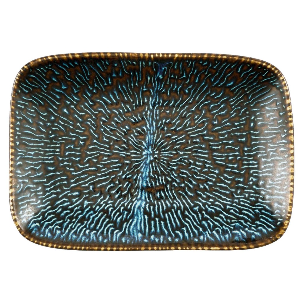 Schaal rechthoek 26.0x18.0cm Envisage Cascade Sapphire Blue Churchill