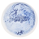 Bord plat coupe organic 25.5cm Inked Fresco Pisces Blue Churchill