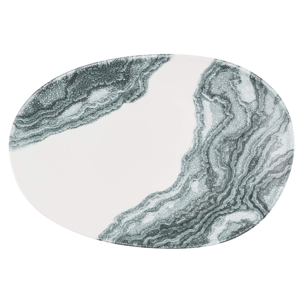 Schaal organic 34.5x23.5cm Inked Tide Black Churchill