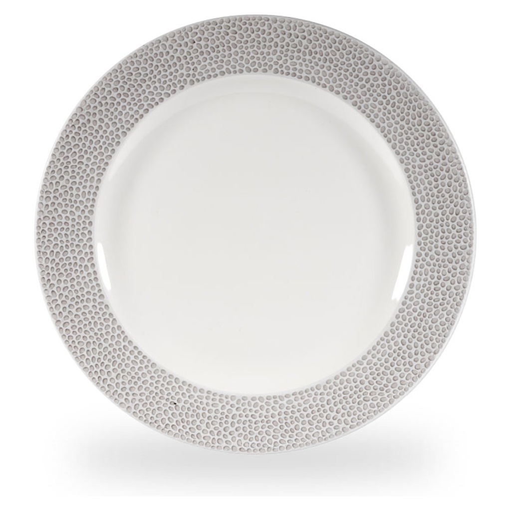 Bord plat 27.6cm Isla Spinwash Shale Grey Churchill