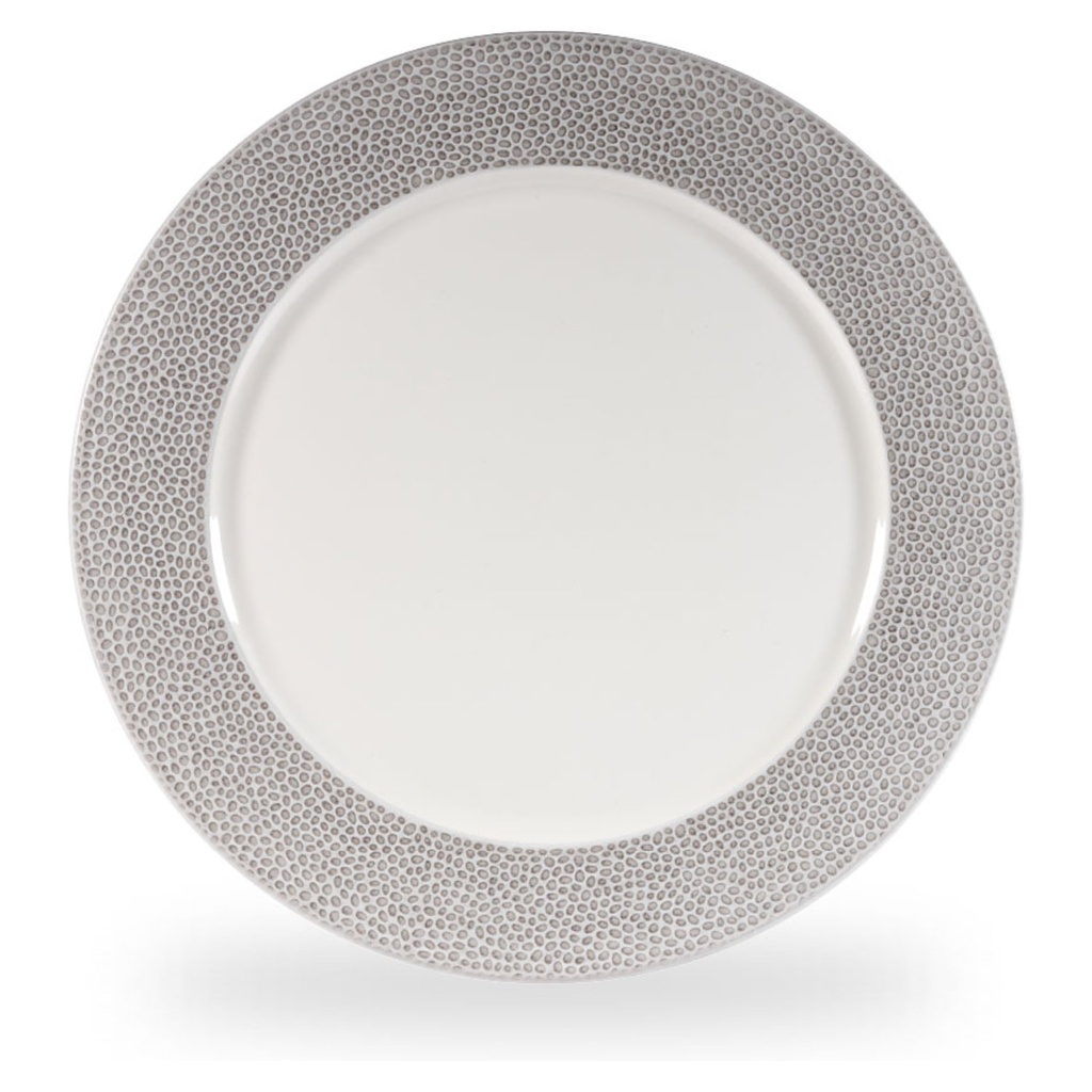 Onderbord plat 30.5cm Isla Spinwash Shale Grey Churchill