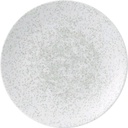 Bord plat coupe 15.5cm Menu Shades Caldera Chalk White Churchill