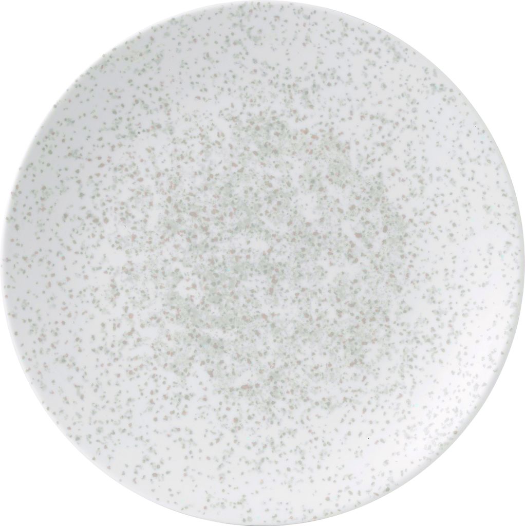 Bord plat coupe 20.5cm Menu Shades Caldera Chalk White Churchill
