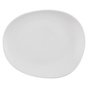 Bord plat coupe organic 21.0x17.6cm Opal White Churchill