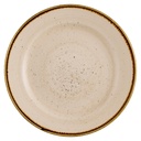 Bord plat 17.0cm Stonecast Nutmeg Cream Churchill