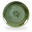 Bord plat coupe 21.7cm Stonecast Samphire Green Churchill