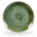 Bord plat coupe 26.0cm Stonecast Samphire Green Churchill