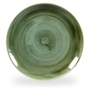 Bord plat coupe 28.8cm Stonecast Samphire Green Churchill