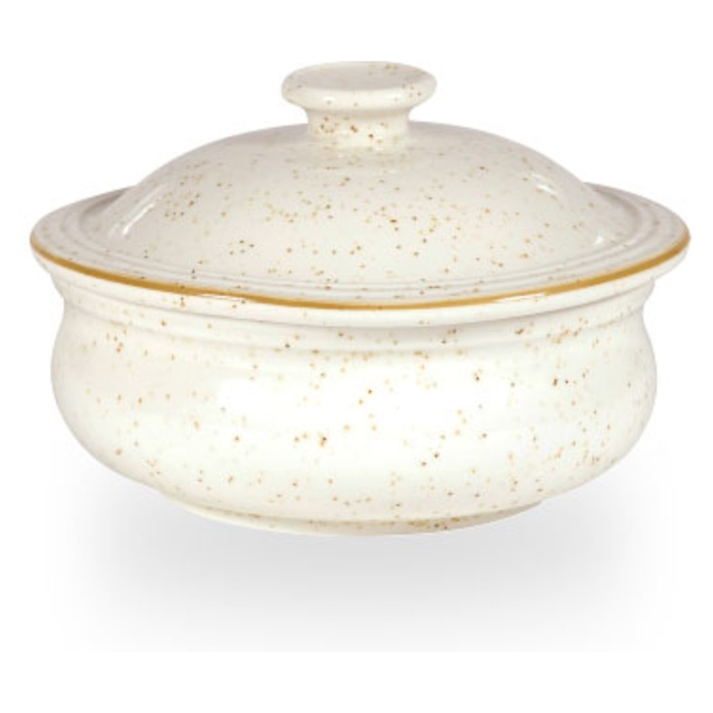 Stoofpot met deksel 14.0cm 43.0cl Stonecast Barley White Churchill