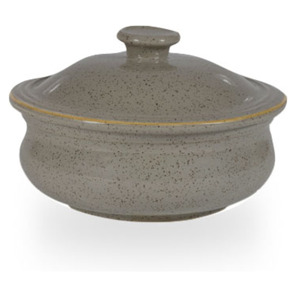 Stoofpot met deksel 14.0cm 43.0cl Stonecast Grey Churchill