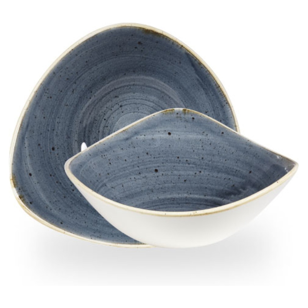 Kom driehoek 15.3cm 26.0cl Stonecast Blueberry Churchill