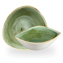Kom driehoek 15.3cm 26.0cl Stonecast Samphire Green Churchill