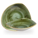 Kom driehoek 18.5cm 37.0cl Stonecast Samphire Green Churchill