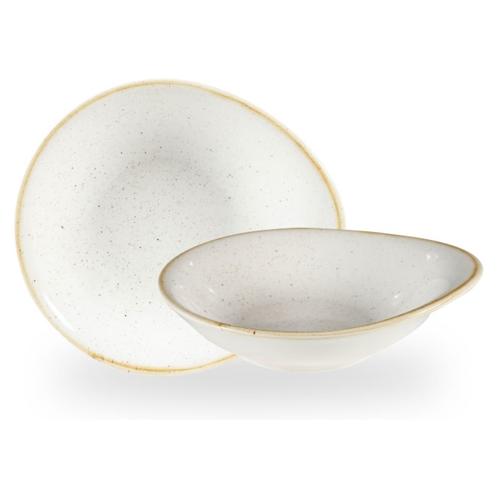 Kom 18.5x16.8cm Stonecast Barley White Churchill