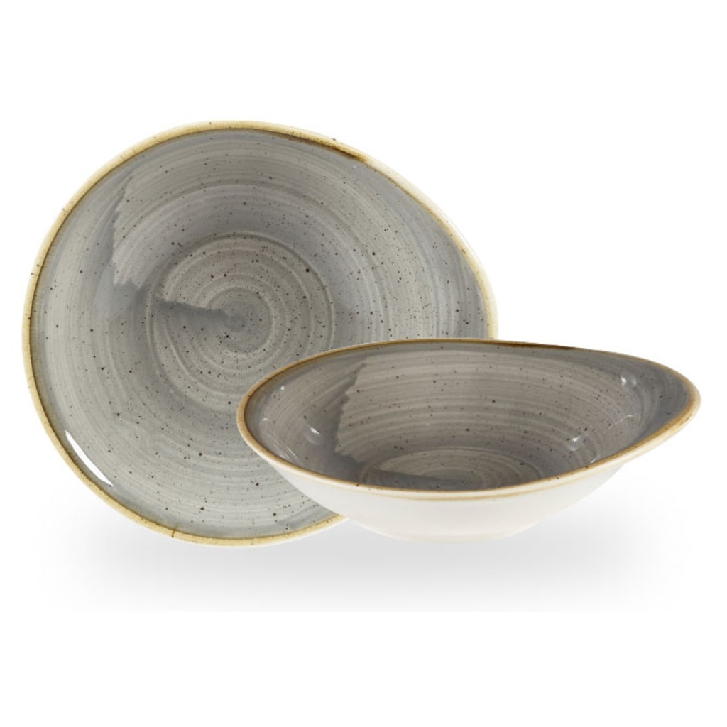 Kom 18.5x16.8cm Stonecast Grey Churchill