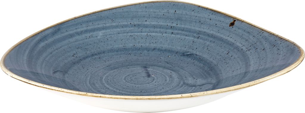Kom driehoek 27.2x26.7cm 78.0cl Stonecast Blueberry Churchill