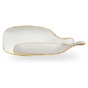 Plank met handvat 28.4cm Stonecast Barley White Churchill