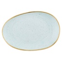 Schaal organic 34.5x23.5cm Stonecast Duck Egg Churchill