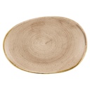 Schaal organic 34.5x23.5cm Stonecast Truffle Churchill