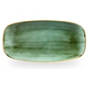 Schaal rechthoek 29.8x15.3cm Stonecast Samphire Green Churchill