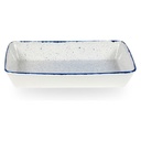 Schaal rechthoek 38.0x25.0cm 350.0cl Stonecast Hints Indigo Churchill