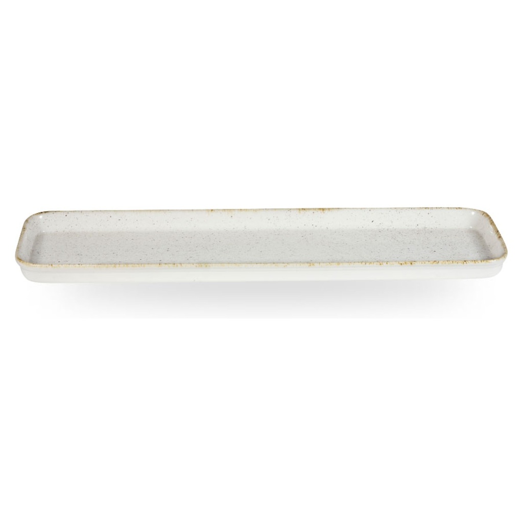 Schaal rechthoek 53.0x15.0cm 140.0cl Stonecast Hints Barley White Churchill