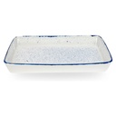 Schaal rechthoek 53.0x32.5cm 600.0cl Stonecast Hints Indigo Churchill