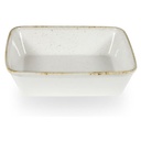 Schaal vierkant 25.0x25.0cm 200.0cl Stonecast Hints Barley White Churchill