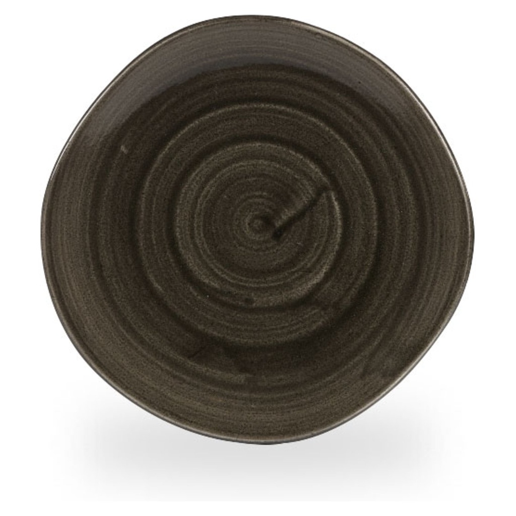 Bord plat 18.6cm Stonecast Patina Iron Black Churchill
