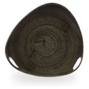 Bord plat driehoek 20.0cm Stonecast Patina Iron Black Churchill