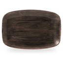 Schaal rechthoek 34.4x23.4cm Stonecast Patina Iron Black Churchill