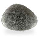 Bord plat driehoek 20.0x15.0cm Studio Prints Raku Quartz Black Churchill